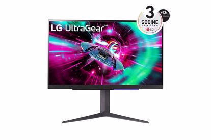 Fotografija izdelka Monitor LG 27" 27GR93U-B UltraGear, IPS, 3840x2160, 2x HDMI, DP, USB, 144Hz