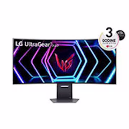 Fotografija izdelka Monitor LG 39" OLED 39GS95QE-B UltraGear ukrivljen, 3440x1440, 2x HDMI, DP, USB, 240Hz