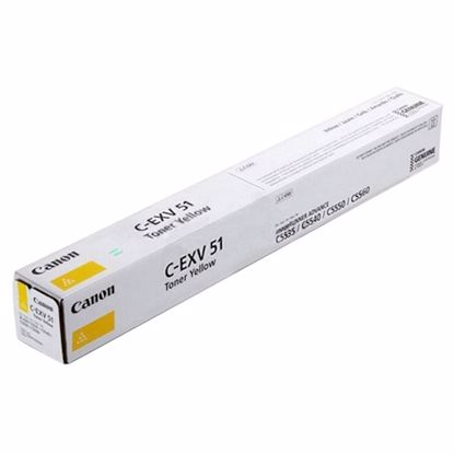 Fotografija izdelka Toner Canon C-EXV51 Rumen Original