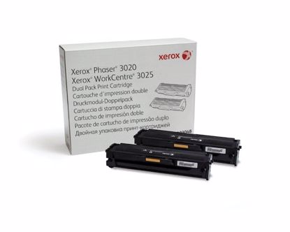 Fotografija izdelka Toner Xerox 3020/3025 106R03048 Črn, Dvojno pakiran, Original