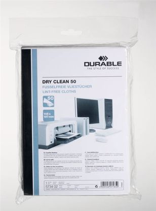 Fotografija izdelka Durable Čistilni robčki, suhi, 50 kos (5734)