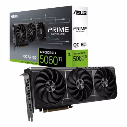 Fotografija izdelka ASUS Prime GeForce RTX 5060 Ti OC 8GB GDDR7 (PRIME-RTX5060TI-O8G) grafična kartica