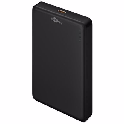 Fotografija izdelka GOOBAY Magnetic Wireless PowerBank 10.000 mAh črna brezžična prenosna baterija