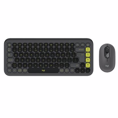 Fotografija izdelka LOGITECH POP Icon Combo brezžična grafit/zelena tipkovnica + miška