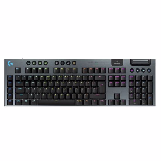 Fotografija izdelka LOGITECH G915 X LIGHTSPEED GL Linear brezžična RGB mehanska gaming slo črna tipkovnica