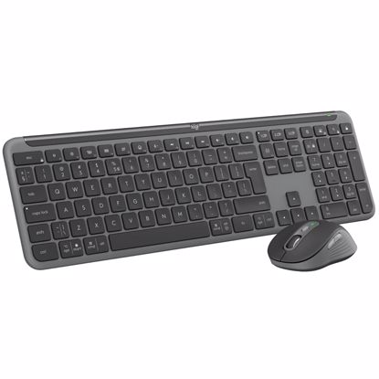 Fotografija izdelka LOGITECH Signature Slim Combo MK950 črna slo tisk brezžična tipkovnica + miška