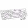 Fotografija izdelka LOGITECH Signature Slim Combo MK950 bela slo tisk brezžična tipkovnica + miška