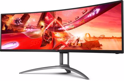 Fotografija izdelka AOC Agon AG493UCX2 49" VA DQHD 165Hz USB-C PD monitor
