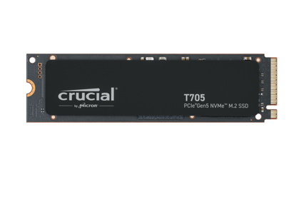 Fotografija izdelka Crucial T705 1TB PCIe Gen5 NVMe M.2 SSD
