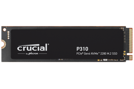 Fotografija izdelka Crucial P310 2TB PCIe Gen4 NVMe 2280 M.2 SSD