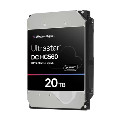 Fotografija izdelka WD 20TB UltraStar DC HC560 3,5" SATA 6Gb/s 7200rpm 512MB HDD disk