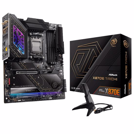 Fotografija izdelka ASROCK X870 Taichi AM5 DDR5 RGB gaming EATX osnovna plošča