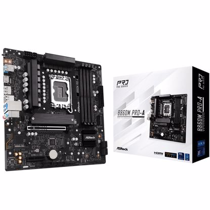 Fotografija izdelka ASROCK B860M Pro-A LGA1851 4xDDR5 mATX osnovna plošča