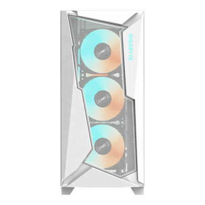 Fotografija izdelka GIGABYTE C301 GLASS USB 3.1 Gen2 Type-C ARGB osvetljeno ohišje, E-ATX belo