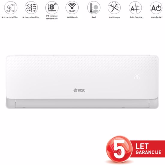 Fotografija izdelka VOX klima naprava IFG18-AACT [WiFiready, 8°C CTemp, CFilter, AFilter]