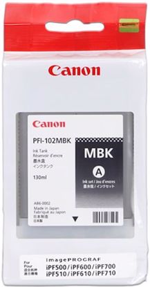 Fotografija izdelka Kartuša Canon  PFI-102 Matt Črna Original