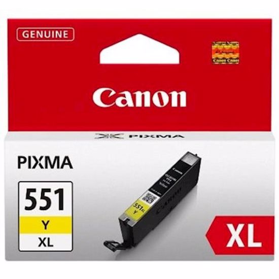 Fotografija izdelka Kartuša Canon CLI-551XL Rumena Original