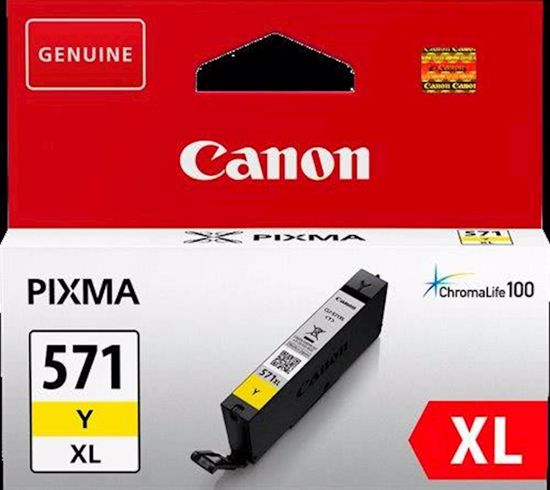Fotografija izdelka Kartuša Canon CLI-571XL Rumena Original