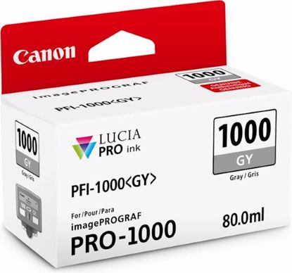 Fotografija izdelka Kartuša CANON PFI-1000 Siva Original