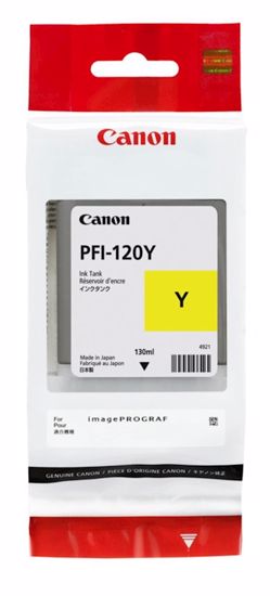 Fotografija izdelka Kartuša Canon PFI-120 Rumena Original