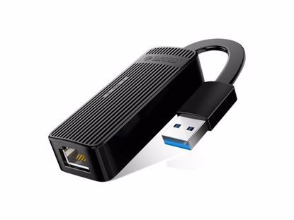 Fotografija izdelka Adapter USB 3.0 v RJ45 Gigabit Ethernet, črn, ORICO UTK-U3