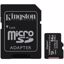 Fotografija izdelka KINGSTON Canvas Select Plus microSD 64GB Class10 UHS-I adapter (SDCS2/64GB) spominska kartica