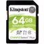 Fotografija izdelka KINGSTON Canvas Select Plus SD 64GB Class10 UHS-I FullHD 1080p 4K (SDS2/64GB) spominska kartica