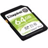 Fotografija izdelka KINGSTON Canvas Select Plus SD 64GB Class10 UHS-I FullHD 1080p 4K (SDS2/64GB) spominska kartica