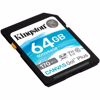 Fotografija izdelka KINGSTON Canvas Go! Plus SD 64GB Class 10 UHS-I U3 V30 A2 (SDG3/64GB) spominska kartica