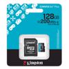 Fotografija izdelka KINGSTON Canvas Go! Plus microSD 128GB Class 10 UHS-I U3 V30 A2 adapter (SDCG4/128GB) spominska kartica