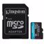Fotografija izdelka KINGSTON Canvas Go! Plus microSD 512GB Class 10 UHS-I U3 V30 A2 adapter (SDCG4/512GB) spominska kartica
