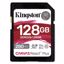 Fotografija izdelka KINGSTON Canvas React Plus SD 128GB Class10 UHS-II (SDR2V6/128GB) spominska kartica