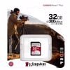 Fotografija izdelka KINGSTON Canvas React Plus SD 256GB Class10 UHS-II (SDR2/256GB) spominska kartica