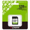 Fotografija izdelka KINGSTON Canvas Select Plus SD 128GB Class10 UHS-I (SDS3/128GB) spominska kartica