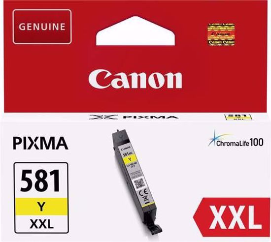 Fotografija izdelka Kartuša Canon CLI-581XXL Rumena Original