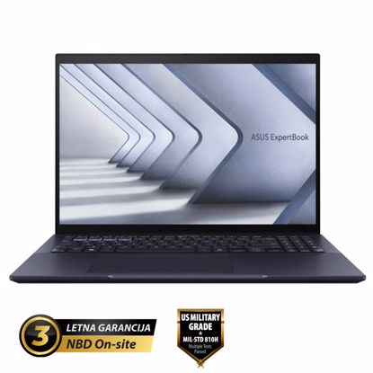 Fotografija izdelka ASUS ExpertBook B5 16" (40,64cm) WQXGA Ultra 7 255H 2TB 32GB Windows 11 Pro prenosni računalnik (90NX08F1-M001W0)
