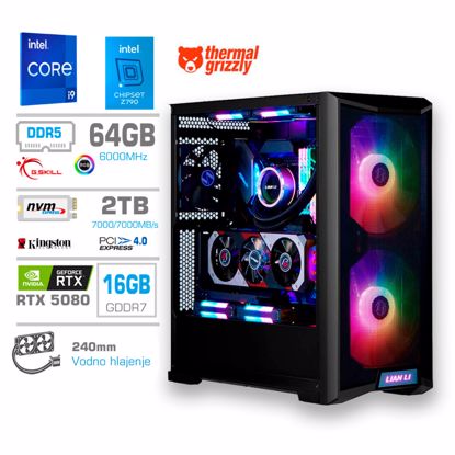 Fotografija izdelka Računalnik MEGA TWR S10 i9-14900KF/RTX5080/64GB/2TB-4.0/1000W/Brez OS/črna RGB