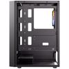 Fotografija izdelka ANTEC AX27 RGB ELITE Midi-T ATX okno gaming črno ohišje