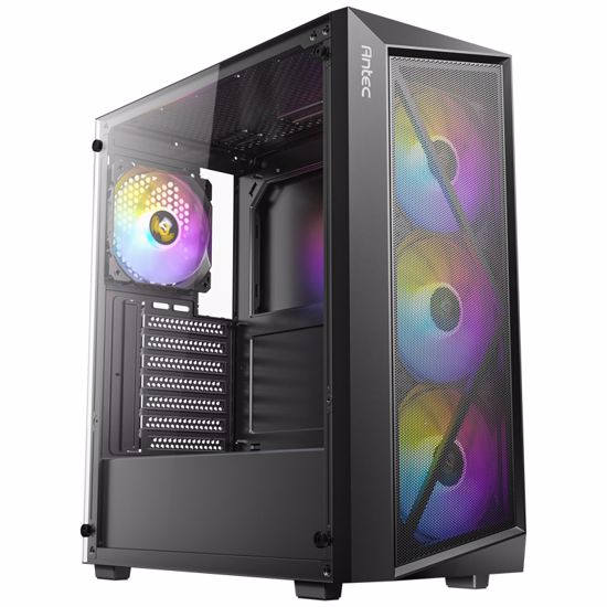 Fotografija izdelka ANTEC AX67 ARGB Midi-T ATX okno gaming črno ohišje