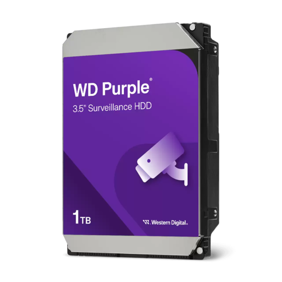 Fotografija izdelka WD 1TB Purple 3,5" SATA 6Gb/s 5400rpm 64MB HDD disk