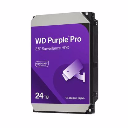 Fotografija izdelka WD 24TB Purple Pro 3,5" SATA 6Gb/s 7200rpm 512MB HDD disk