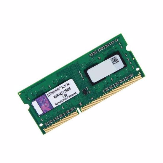 Fotografija izdelka Kingston 4GB DDR3-1600MHz SODIMM PC3-12800 CL11, 1.5V
