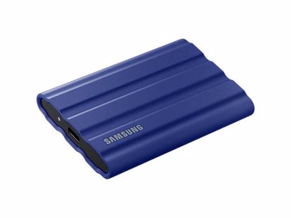 Fotografija izdelka Zunanji SSD 1TB Type-C USB 3.2 Gen2 NVMe, IP65, Samsung T7 Shield, moder, MU-PE1T0R
