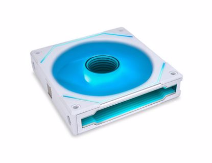 Fotografija izdelka Ventilator za ohišje Lian Li UNI FAN SL-INFINITY 120 ARGB PWM 120mm, bel