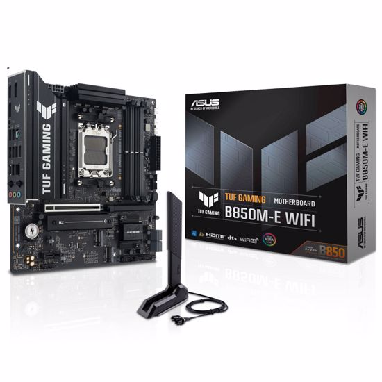 Fotografija izdelka ASUS TUF GAMING B850M-E WiFi AM5 gaming ATX osnovna plošča