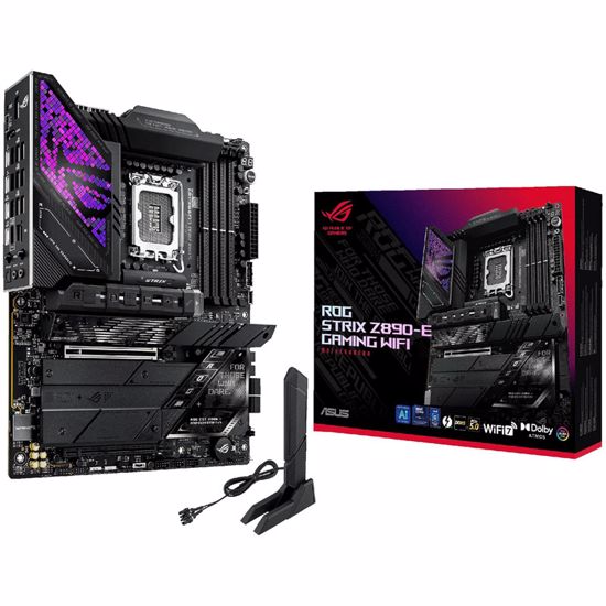 Fotografija izdelka ASUS ROG Strix Z890-E Gaming WiFi LGA1851 DDR5 ATX osnovna plošča