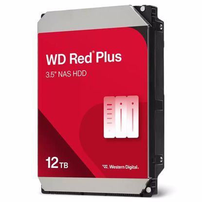 Fotografija izdelka WD Red Plus 12TB 3,5" SATA3 512MB (WD120EFGX) NAS trdi disk