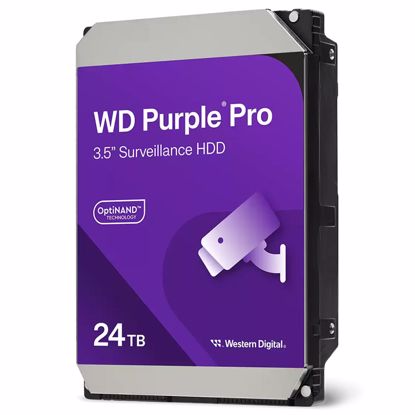 Fotografija izdelka WD PURPLE PRO 24TB 3,5" SATA3 512MB 7200rpm (WD240PURP) trdi disk