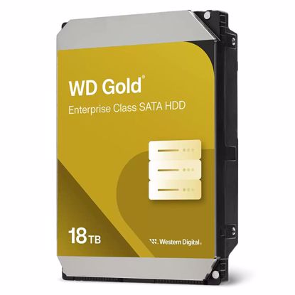 Fotografija izdelka WD Gold Enterprise 18TB 3,5" SATA3 512MB 7200 (WD181KRYZ) trdi disk
