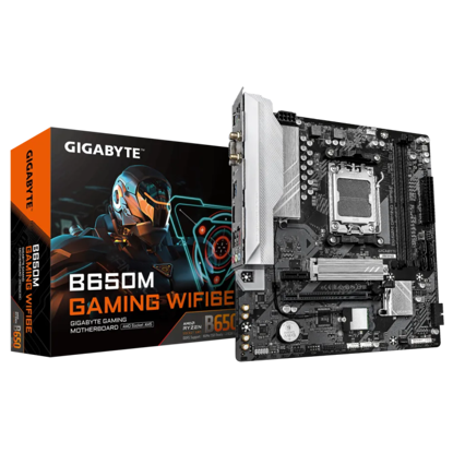 Fotografija izdelka GIGABYTE B650M GAMING WIFI6E, DDR5, SATA3, USB3.2Gen1, HDMI, 2.5GbE, Wi-Fi 6E, AM5 mATX